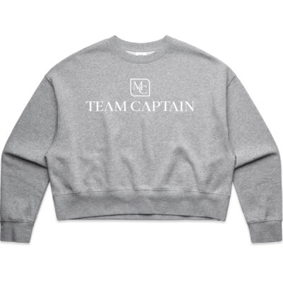 Team Captain - Womens Oversized Crew Thumbnail